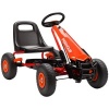 Afbeelding van AIYAPLAY Gokart met Handrem, Verstelbare Stoel en Pedaalaandrijving voor Kinderen 3-8 Jaar