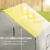 Afbeelding van Outsunny Kasfolie Kunststof 140L x 143B x 190H cm Wit