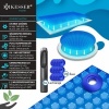 Afbeelding van Kesser® Pool Zonnezeil, rond, diameter 305 cm, dikte 120 µm, zonneafdekking, op maat te snijden, zwe