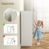 Afbeelding van HOMCOM Schoenenkast van Spaanplaat 55x35x108 cm Wit