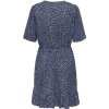 Afbeelding van ONLY ONLNOELLE LIFE 2/4 V-NECK DRESS PTM Dames Jurk - Maat M