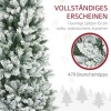 Afbeelding van HOMCOM Kunststof Kerstboom met Metaal, 65L x 65B x 183H cm, Groen