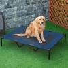 Afbeelding van PawHut Verhoogd Hondenbed met Draagtas - Zwart Hondenligbed/Sofa