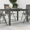 Afbeelding van Outsunny Aluminium Gartentafel in Grijs