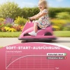 Afbeelding van AIYAPLAY Autoscooter voor kinderen, 6V, 2 motoren, 360° draaibaar, roze met muziek en claxon