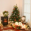Afbeelding van HOMCOM Kerstboom PVC, PE, Metaal Ø80 x 120 cm Groen