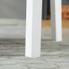 Afbeelding van HOMCOM Eetkamerstoel van Grenenhout - Grijs, 46,5 cm diep x 41 cm breed x 85,5 cm hoog