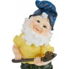 Afbeelding van Tuinkabouter met schop - vorstbestendig - 32 x 17 x 15 cm - kunststeen