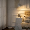 Afbeelding van HOMCOM - Staande lamp met voetschakelaar - Hoogte verstelbaar - Wit