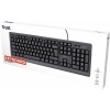 Afbeelding van Trust bedraad toetsenbord - Stille toetsen - Qwerty - Zwart