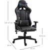 Afbeelding van Vinsetto Ergonomische Gaming Bureaustoel Zwart Camouflage 921-220
