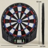 Afbeelding van Sportnow Elektronisch Dartbord - Kunststof - 47 x 41 x 2,5 cm - Meerkleurig