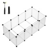 Afbeelding van SONGMICS Caviaverblijf met bodempanelen, 125 x 63 x 42 cm