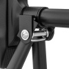 Afbeelding van SPORTNOW Verstelbare trekstang 79-98 cm, met geïntegreerd niveau, stevige driehoekstructuur, 6-punts