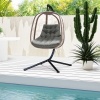 Afbeelding van Outsunny Zitkussen van polyester, schuim - 120L x 100B x 8D cm - Grijs