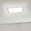 Afbeelding van BRILONER FREE - Plafondlamp met achtergrondverlichting - LED - 18 W - 2400 Lumen - vierkant - wit zi