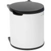 Afbeelding van Brabantia Inbouw Prullenbak - 15 liter - Wit