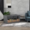 Afbeelding van PawHut Zwerghamsterkooi van Hout met Trappen - Drie Verdiepingen, Grijs 115 x 57 x 55 cm