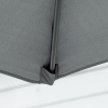Afbeelding van Outsunny Patio Parasol met Offset - Metaal, Polyester - Ø293 x 243H cm - Donkergrijs