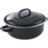 Afbeelding van BK Fortalit Emaille Braadpan 36cm/7.5L – Inductie – Ovenbestendig tot 230 graden – Zwart/Blauw