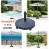 Afbeelding van Outsunny - Zonneschermstandaard - Kunststof - voor parasol Ø 38/48 mm