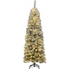 Afbeelding van Coast Kunstkerstboom 250 LED - 180 cm - Besneeuwd - Potloodvorm