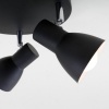 Afbeelding van Briloner Leuchten CUP - plafondlamp - 3-lichts - E14 max. 25W - draaibare spots - zwart