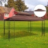 Afbeelding van Outsunny - Vervangend dak voor Tuinpaviljoen - 3x4m - Bruin