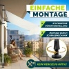 Afbeelding van Tillvex Balkonluifel 200 cm beige met handslinger - UV-bestendig en waterdicht