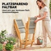 Afbeelding van Outsunny Rieten Relaxstoelen Set - Acaciahout, PE-rattan - Grijs