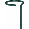 Afbeelding van Set van 6 plantensteunen met ring - 60 cm - inclusief plantenbinders - groen