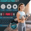Afbeelding van RE:SPORT Set van 2 halters van staal, 5 kg, met schuimrubberen handgreep voor krachttraining