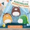 Afbeelding van KIDIZ® Tipi-tent voor kinderen, speeltent, 100 x 100 x 160 cm, kindertent van katoen met led-lichtsn