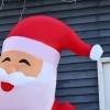 Afbeelding van HOMCOM Opblaasbare Kerstman 250 cm in Wit, Rood en Groen