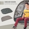 Afbeelding van Outsunny - Hangstoel met zakken - Polyester - Bruin