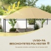 Afbeelding van Outsunny vervangend dak voor pavilion - polyester - khaki