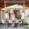 Afbeelding van Outsunny Parasolstandaard met Middenstang - Beton 36x36x31 cm - Zwart