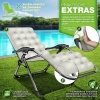 Afbeelding van tillvex® Opvouwbare Ligstoel tot 200kg | Weerbestendig Zonnebed voor Balkon en Tuin