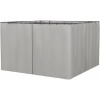 Afbeelding van Outsunny - Zijwanden voor 3x3m Paviljoenen - Polyester - Grijs