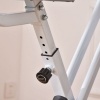 Afbeelding van HOMCOM Fitnessfiets van staal en kunststof - 43B x 97D x 109H cm - Rood en Wit