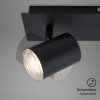 Afbeelding van Briloner BANYO - LED Opbouwspot - IP44 - 2 GU10 zwenkbare spots - lampen niet inbegrepen