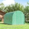 Afbeelding van Outsunny Kasafdekking - PE - 400L x 200B x 200H cm - Groen