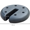 Afbeelding van Outsunny - 4 x 2,2 kg Paviljoen Standvoet - Ø20 x 4,5 cm - Zwart
