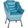 Afbeelding van HOMCOM-Sessel-Polyester-80L x 78B x 100H cm-Blau