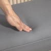 Afbeelding van HOMCOM Bettbank van schuimstof, zeildoek - 102 x 36 x 51 cm - Donkergrijs