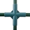 Afbeelding van Outsunny Kunststof en staal, groen - 200L x 100B x 80H cm - Kweek kas
