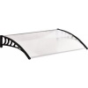 Afbeelding van Outsunny Polycarbonaat en Aluminium - Witte Overkapping 89L x 122B x 24H cm