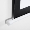 Afbeelding van HOMCOM 80 inch Projectiescherm 16:9 voor muur en plafond - Wit Filmdoek