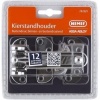 Afbeelding van Nemef Kierstandhouder 2828/9 - Voor binnen- en buitendraaiend - Zamak - Verchroomd - Inclusief beves