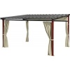 Afbeelding van Outsunny Pergola met zijwanden en schuin dak 84C-475V00